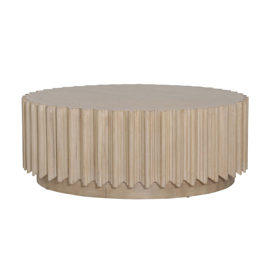 Light Natural Rubber Wood and Oak Veneer Table 38.5 in Wide