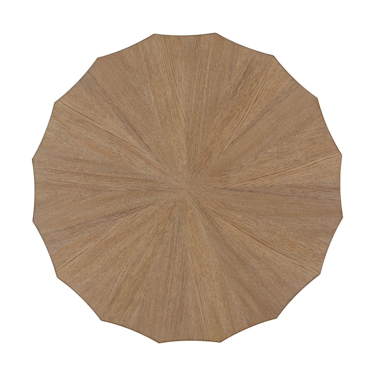 Natural Rubber Wood and Oak Veneer Table 22 in Wide