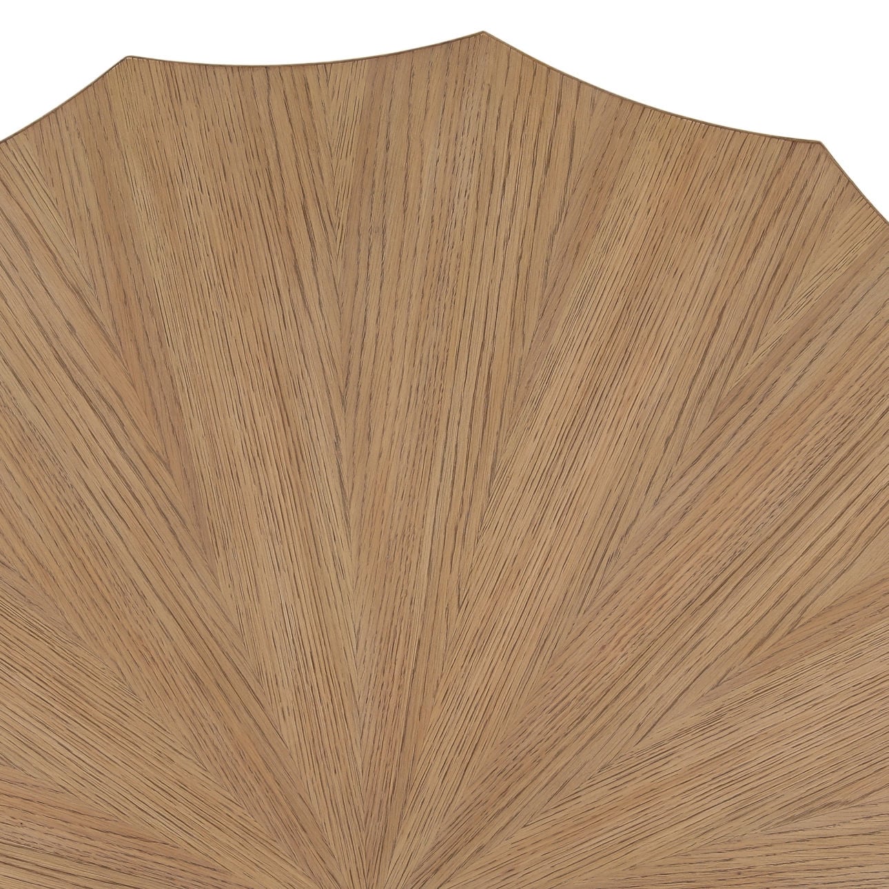 Natural Rubber Wood and Oak Veneer Table 42.5 in Wide