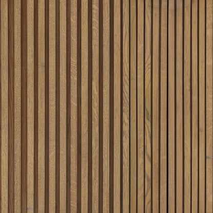 Natural Oak Wood and Oak Veneer Sideboard 41 in Wide