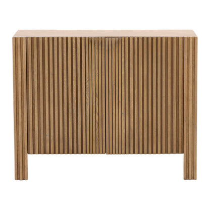 Natural Oak Wood and Oak Veneer Sideboard 41 in Wide