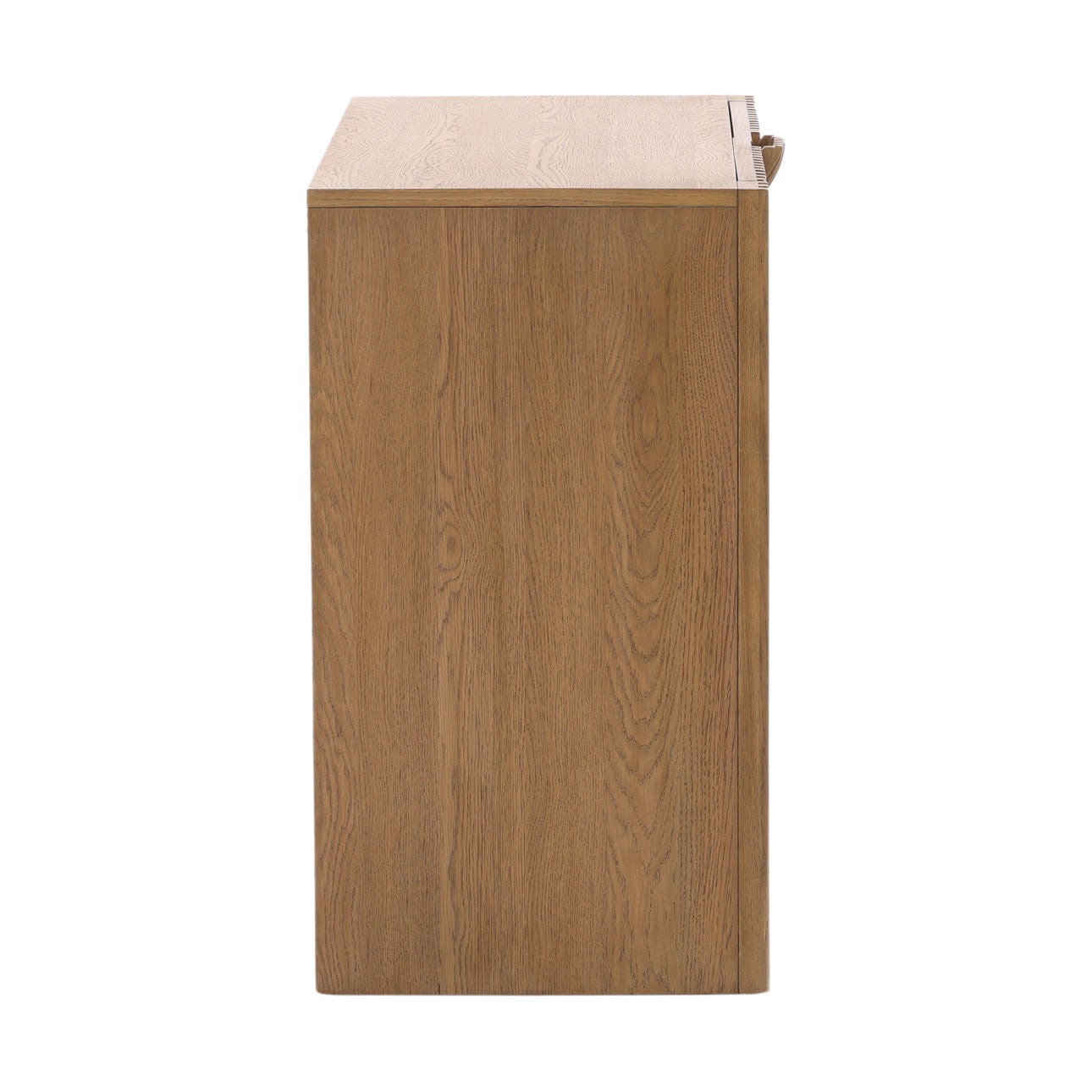 Natural Oak Wood and Oak Veneer Sideboard 41 in Wide