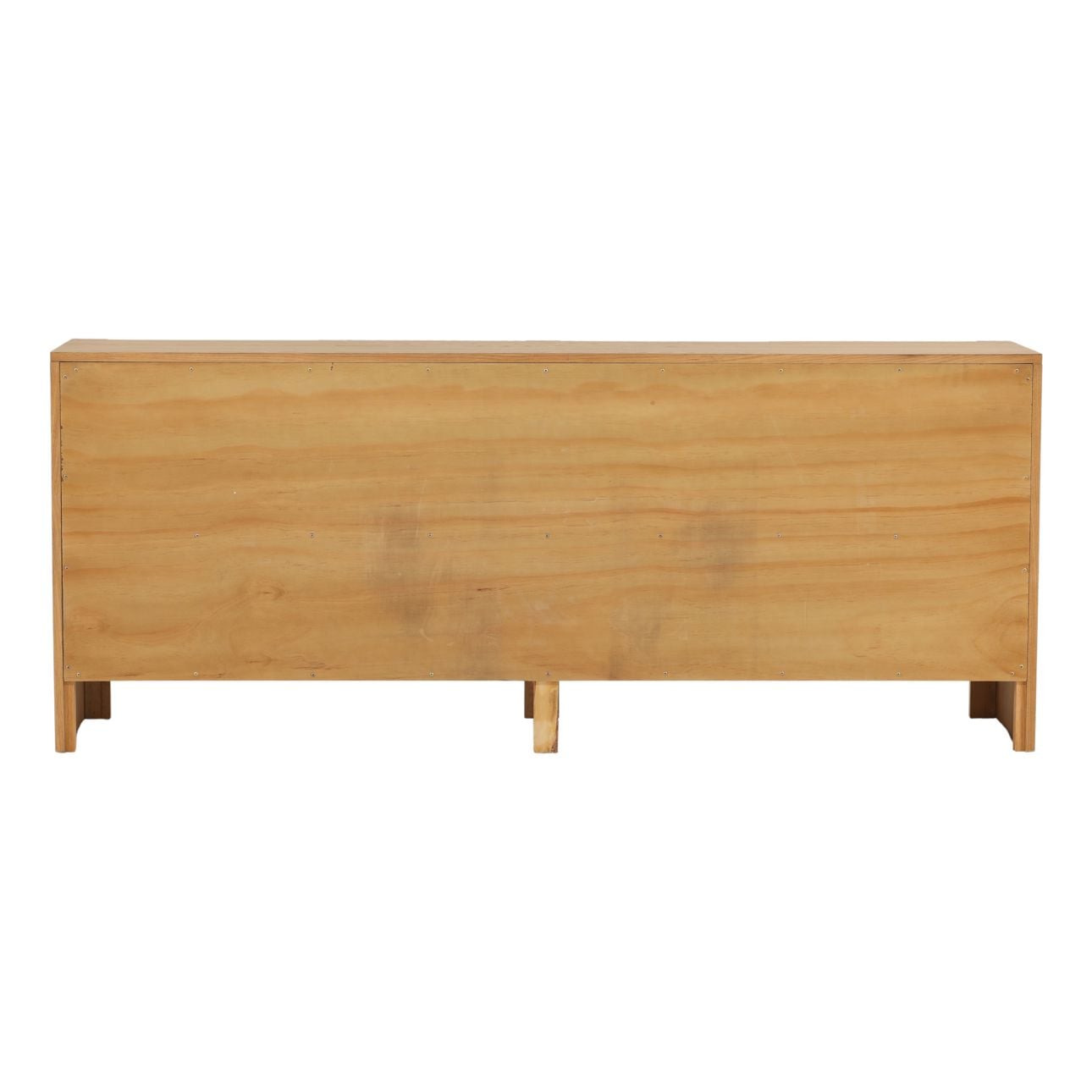 Natural Oak Wood and Oak Veneer Sideboard 41 in Wide