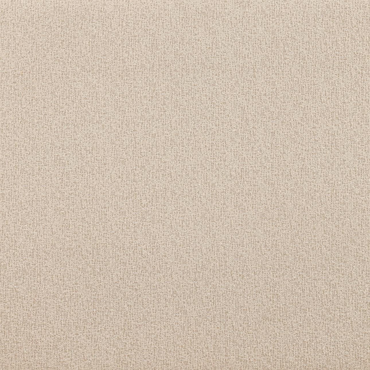 Everest Cream and Dark Brown Boucle Fabric, Solid Pine Wood and Pine Veneer Bed 64.5 in Wide