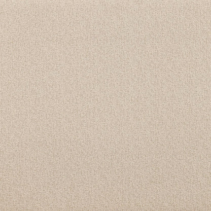 Everest Cream and Dark Brown Boucle Fabric, Solid Pine Wood and Pine Veneer Bed 64.5 in Wide