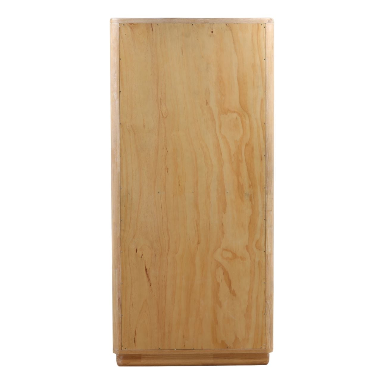Natural Oak Veneer and Rubber Wood Cabinet 40 in Wide