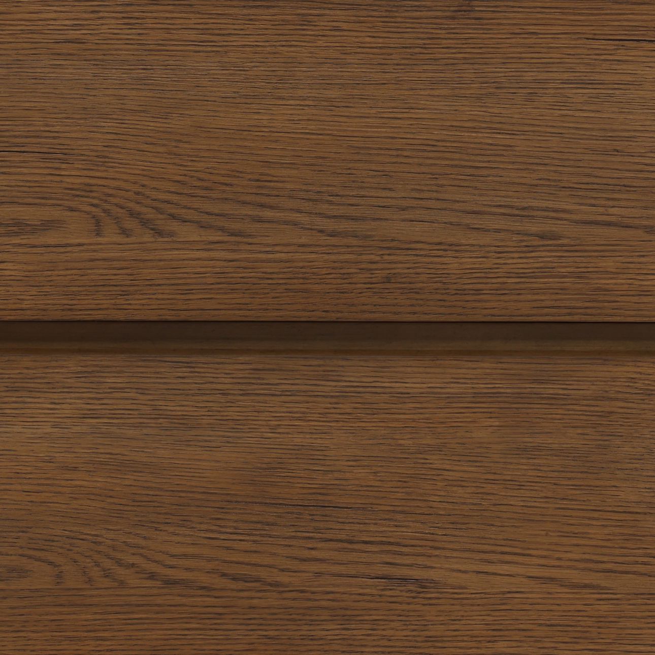 Brown Oak Veneer and Rubber Wood Nightstand 28 in Wide