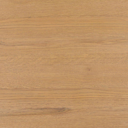 Natural Rubber Wood and Oak Veneer Table 94.5 in Wide