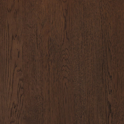 Crafted Rubber Wood and Oak Veneer Cabinet