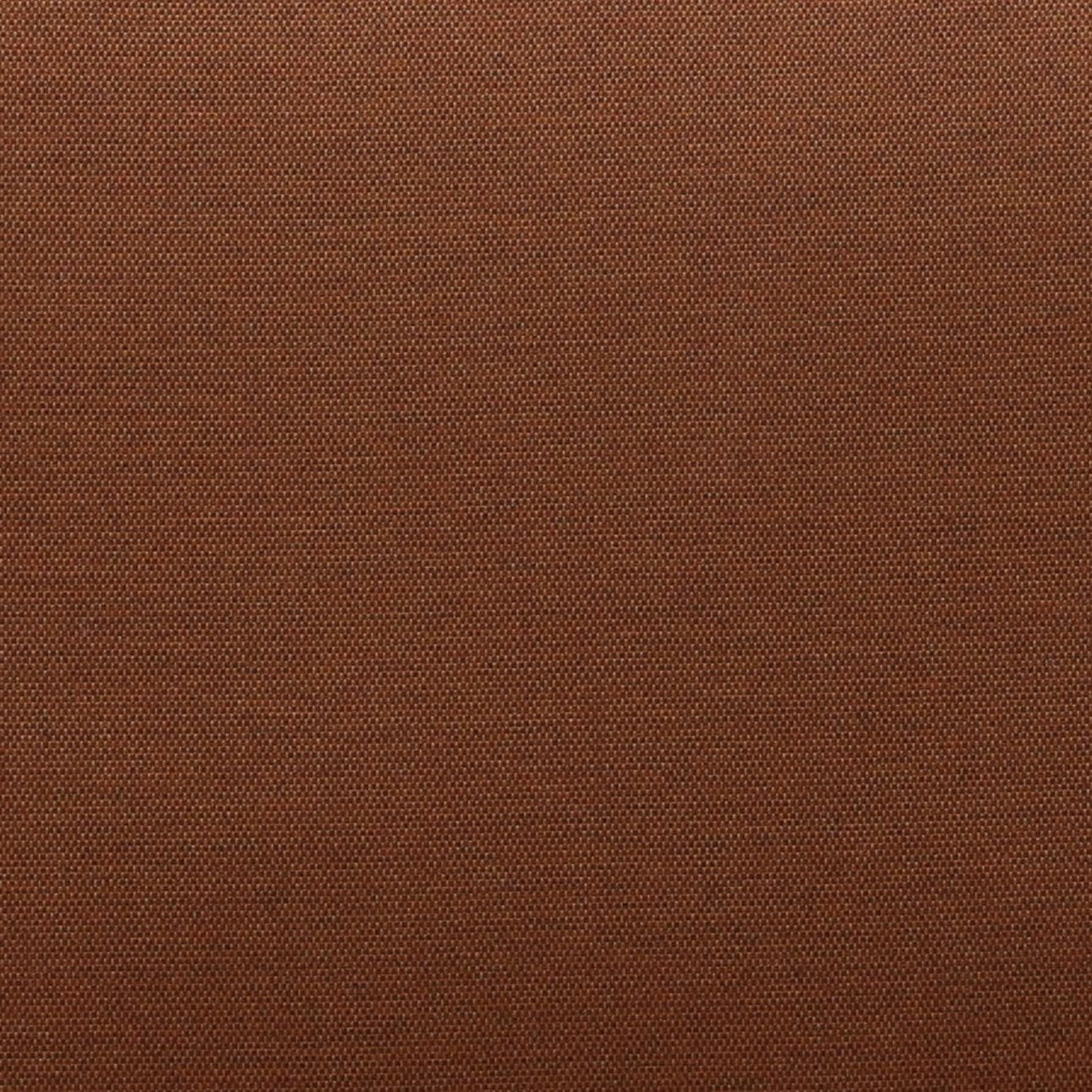 Sienna and Natural Solution-Dyed Acrylic Fabric and Teak Wood Sofa 65 in Wide