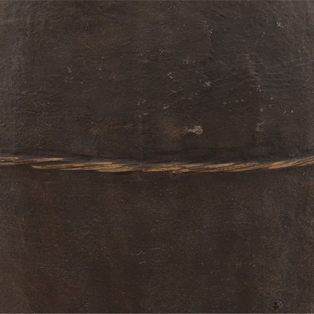 Brown Reinforced Concrete Planter 25 in Wide