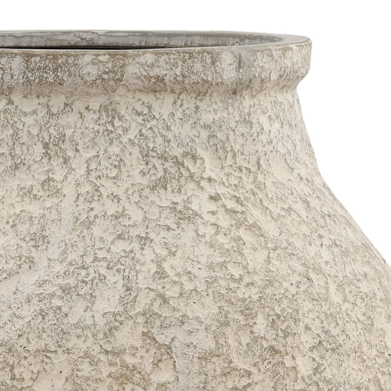 Beige Concrete Planter 21.5 in Wide