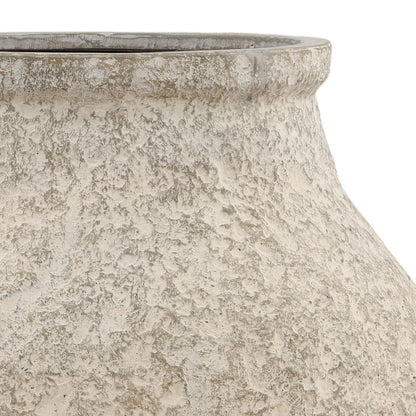 Beige Concrete Planter 21.5 in Wide