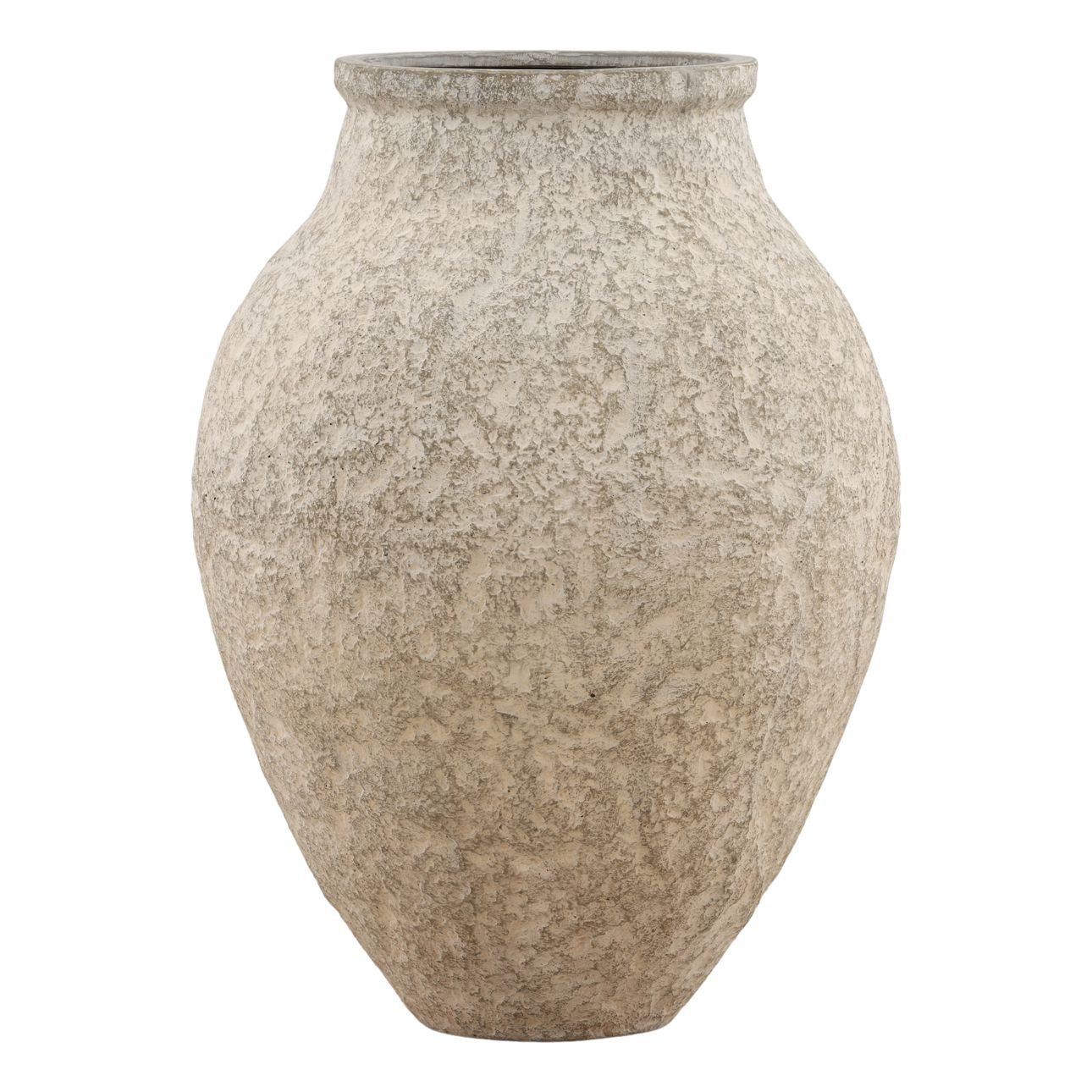 Beige Concrete Planter 21.5 in Wide