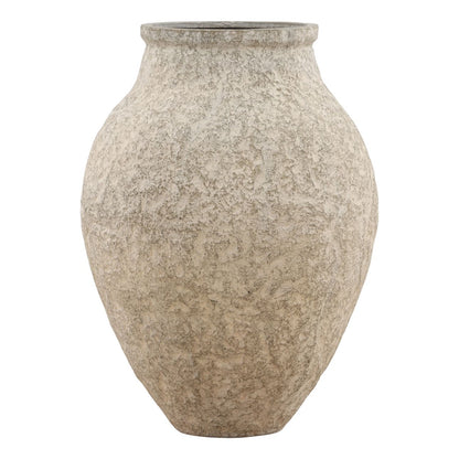 Beige Concrete Planter 21.5 in Wide