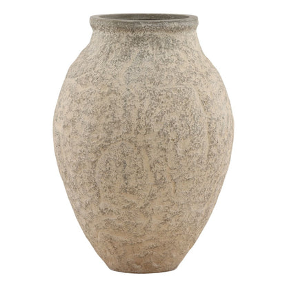 Beige Concrete Planter 21.5 in Wide