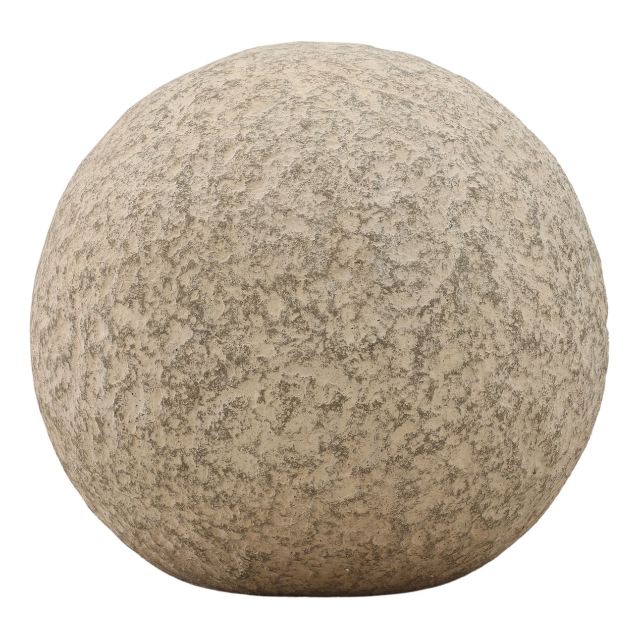 Beige Concrete Sculpture 19.5 in Wide