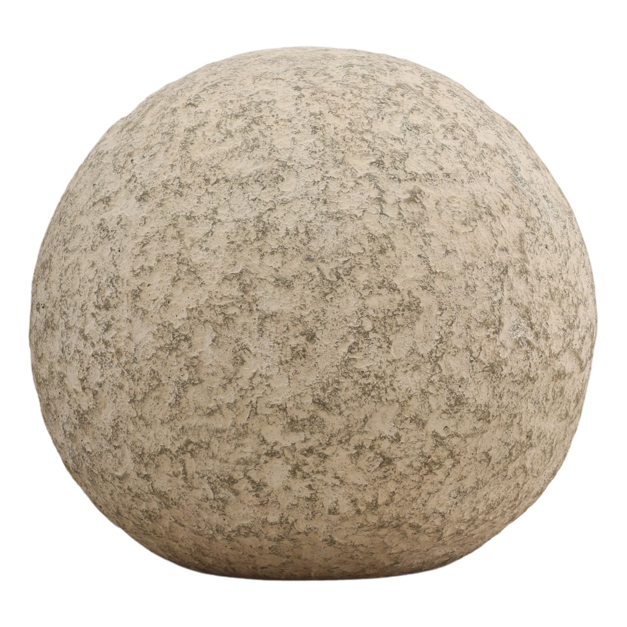 Beige Concrete Sculpture 19.5 in Wide
