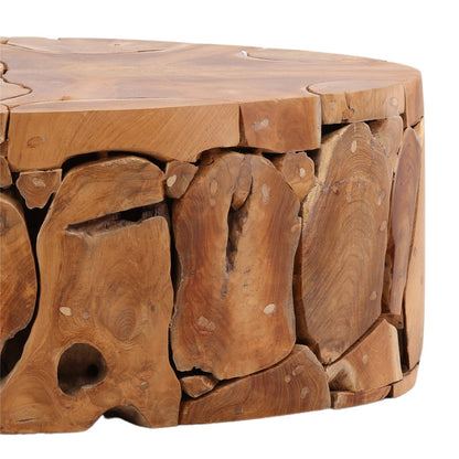 Natural Teak Wood Table 47 in Wide