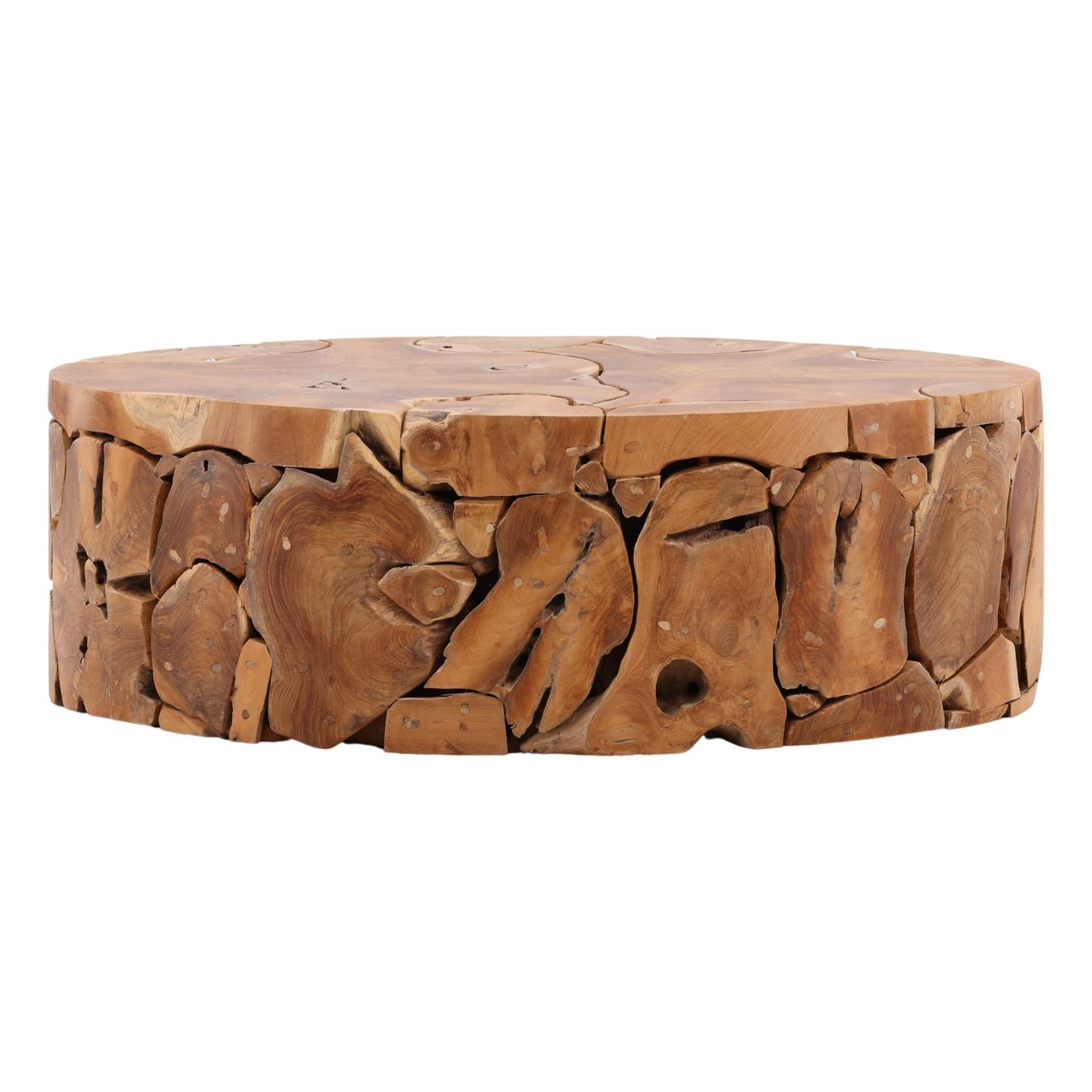 Natural Teak Wood Table 47 in Wide