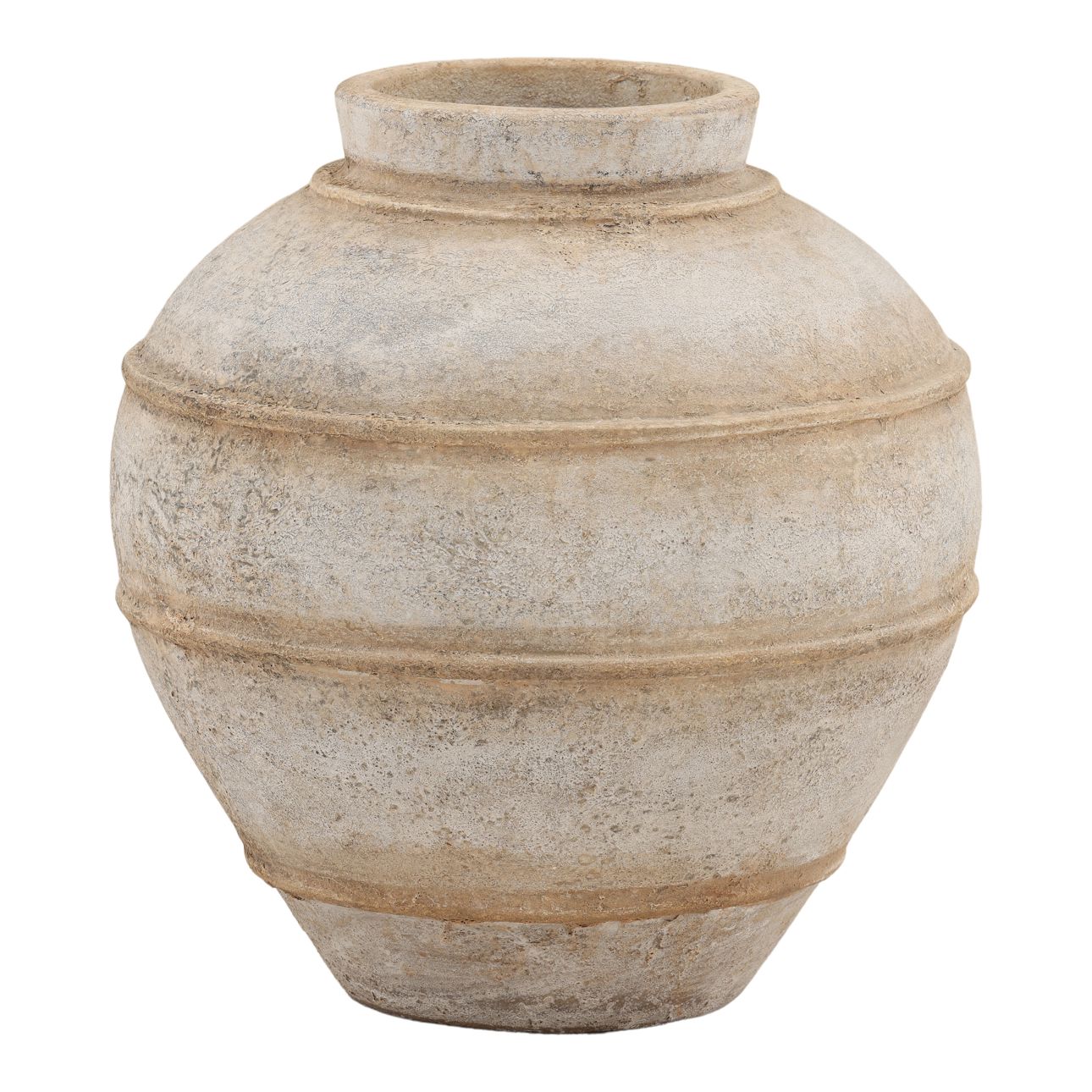 Natural Terracotta Vase 17.5 in Wide