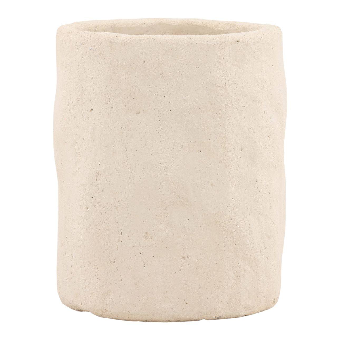 Off White Cement Planter 20 in Wide