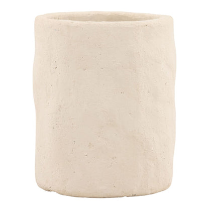 Off White Cement Planter 20 in Wide