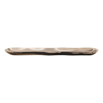 Modern Petrified Wood Decor Accent