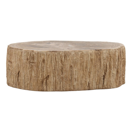 Light Natural Petrified Wood Table 32 in Wide