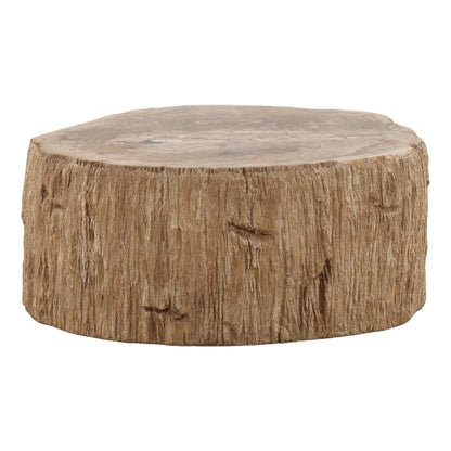 Light Natural Petrified Wood Table 32 in Wide