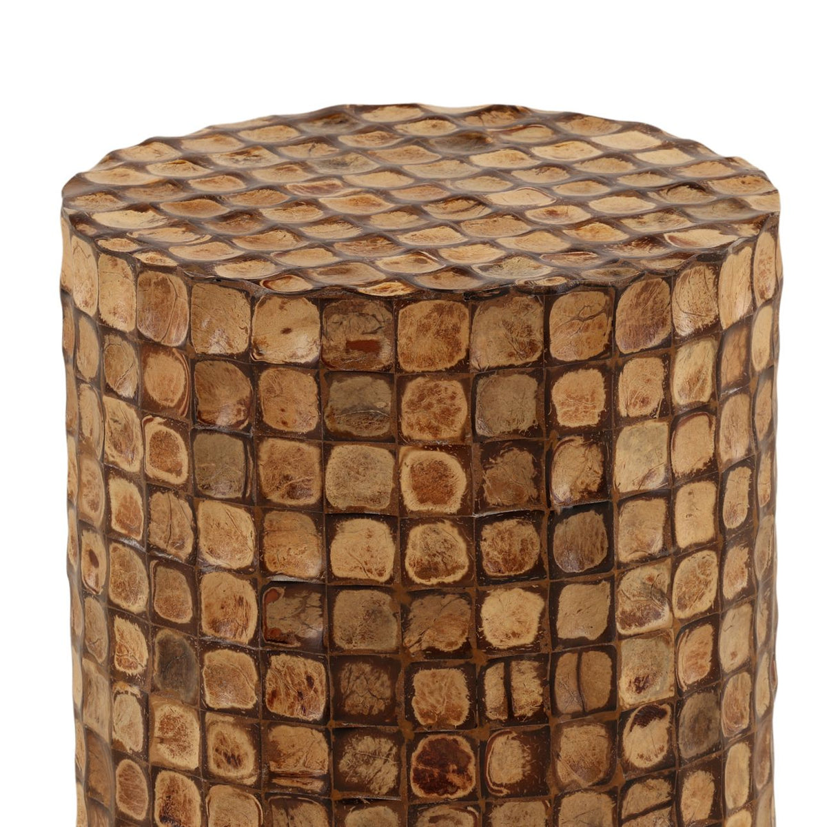 Heritage Coconut Shell Tiles Side Table