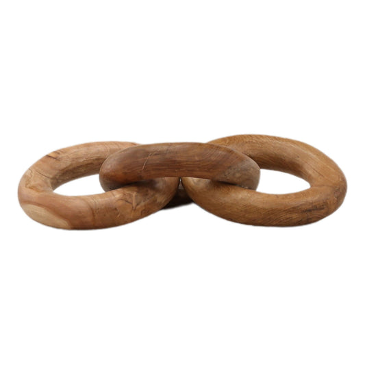Natural Teak Wood Links 20.5 in Wide
