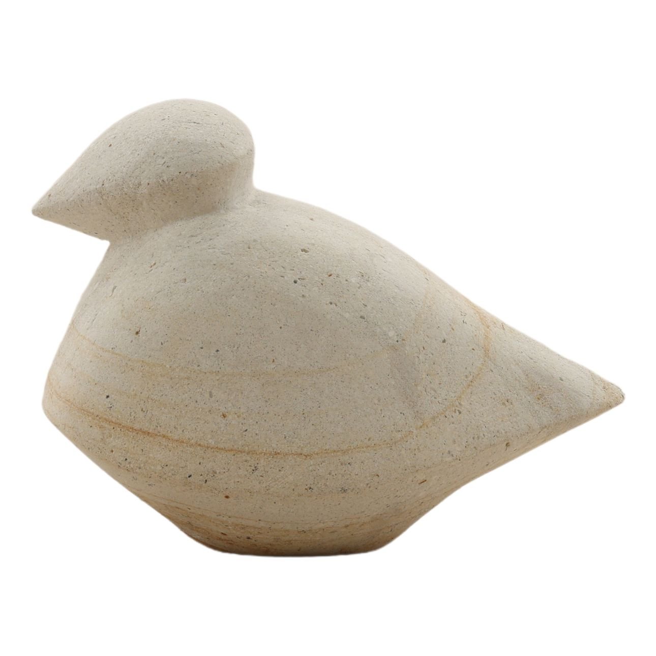 Natural Brown Stone Sculpture 6.5 in Wide