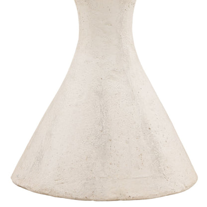 Off White Brown Stone Planter 17.5 in Wide