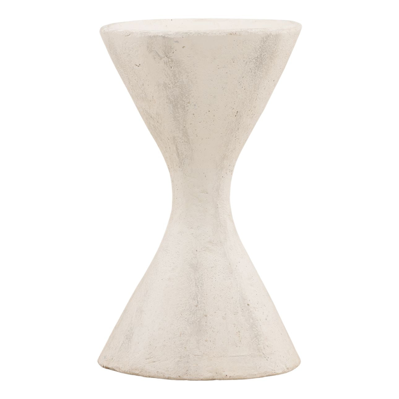 Off White Brown Stone Planter 17.5 in Wide