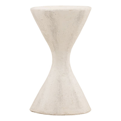 Off White Brown Stone Planter 17.5 in Wide