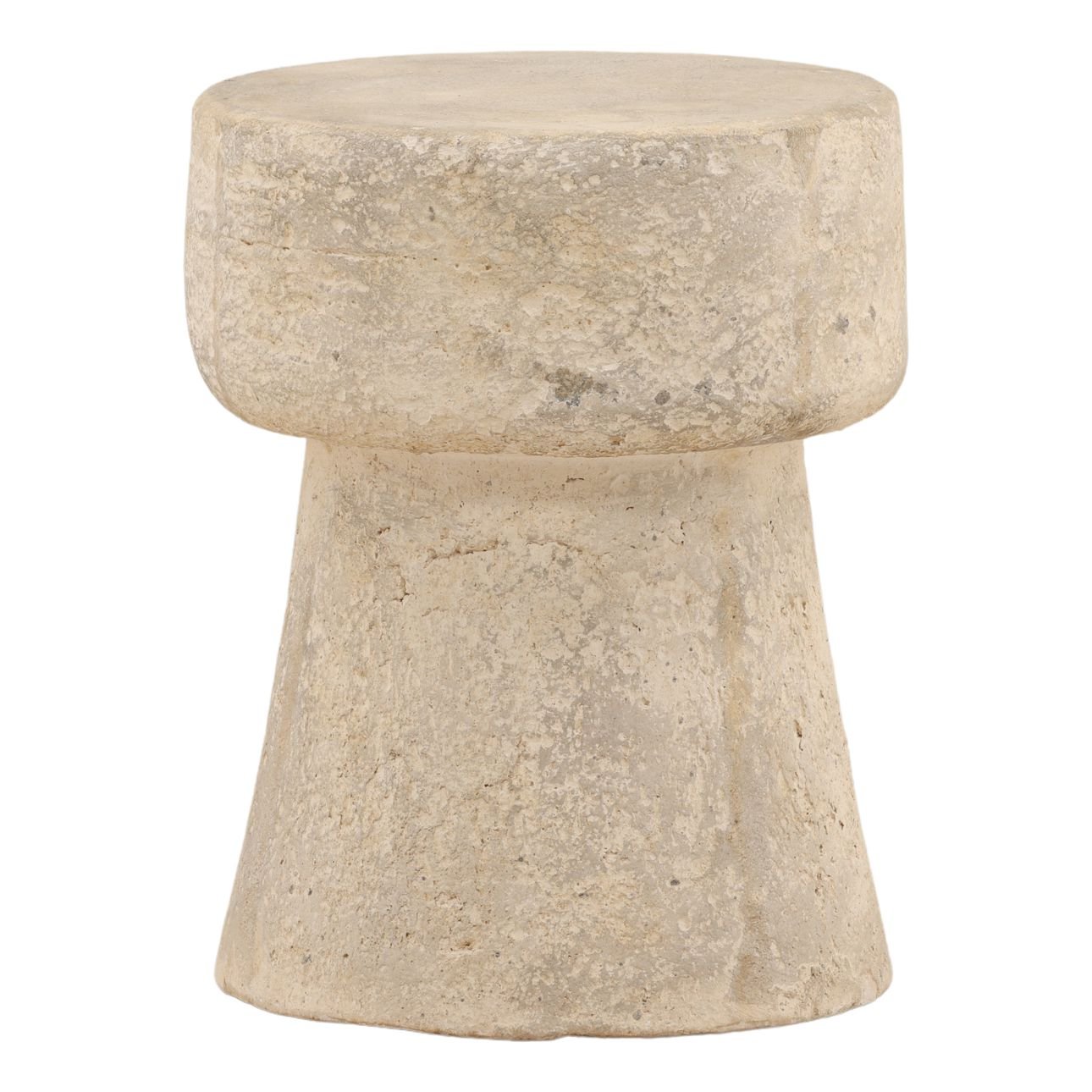 Natural Brown Stone Table 14 in Wide