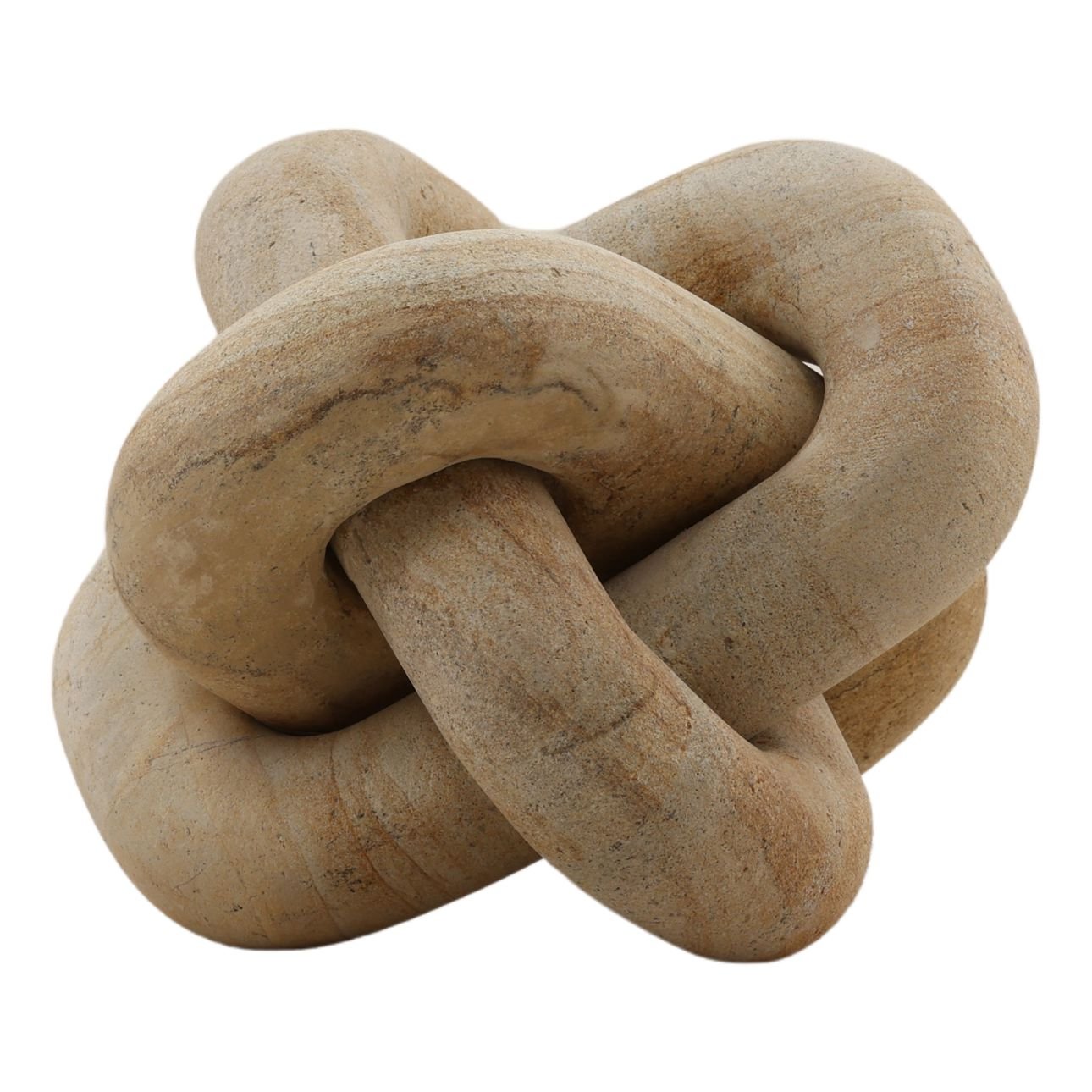 Natural Brown Stone Sculpture 5.5 in Wide