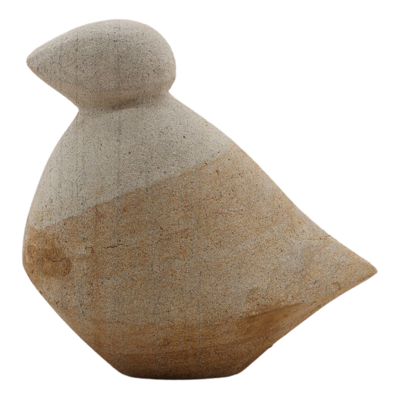 Natural Brown Stone Sculpture 6.5 in Wide