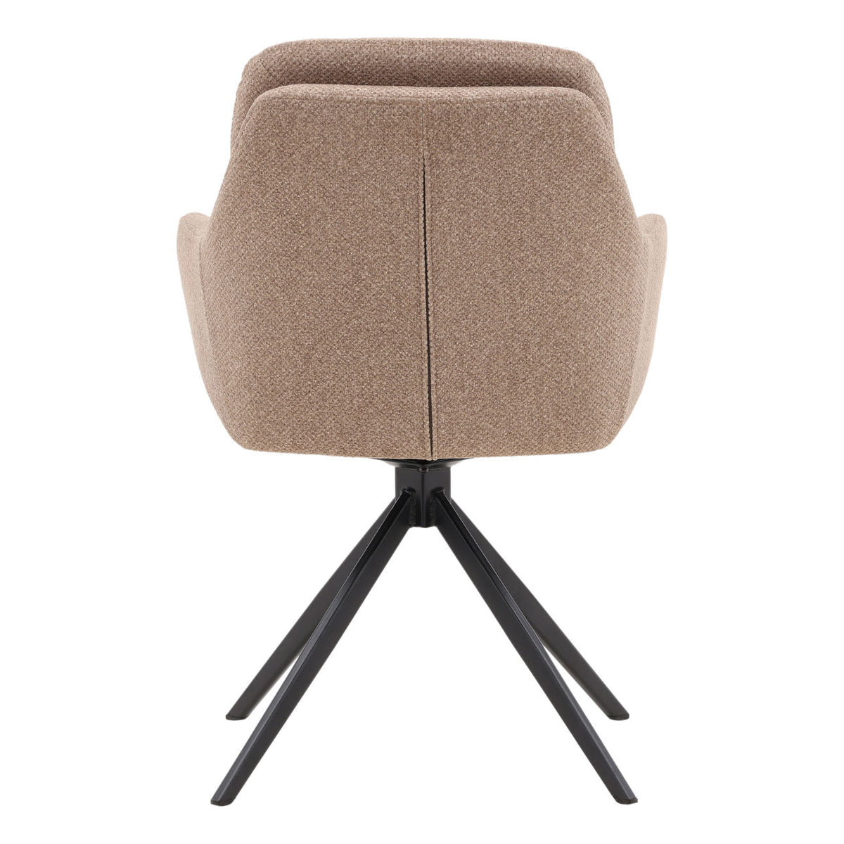 Heritage Polyester Upholstery and Steel Dining Chair
