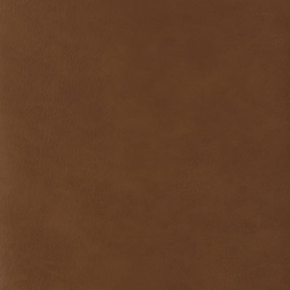 Cognac Vegan Leather and Steel Chair 23.5 in Wide