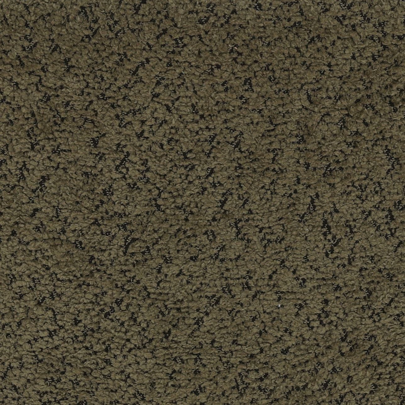 Olive Boucle Upholstery and Steel Stool 22 in Wide