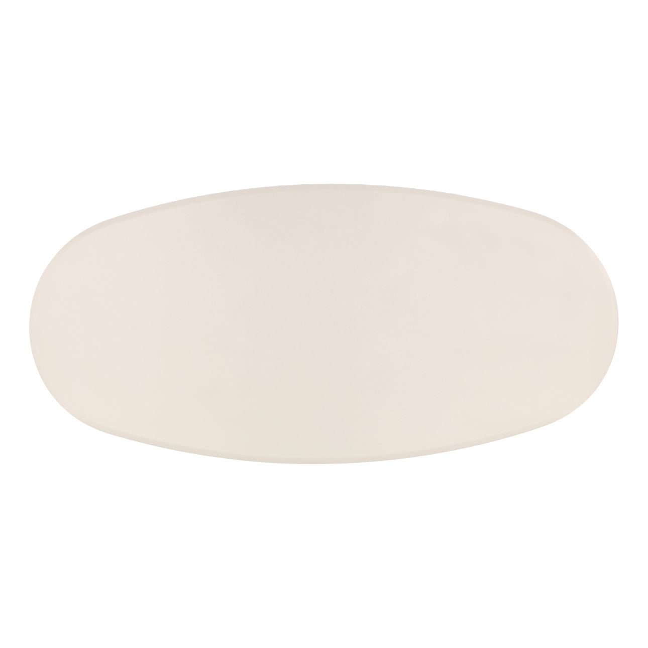 Ivory Lightweight Concrete Table 83 in Wide