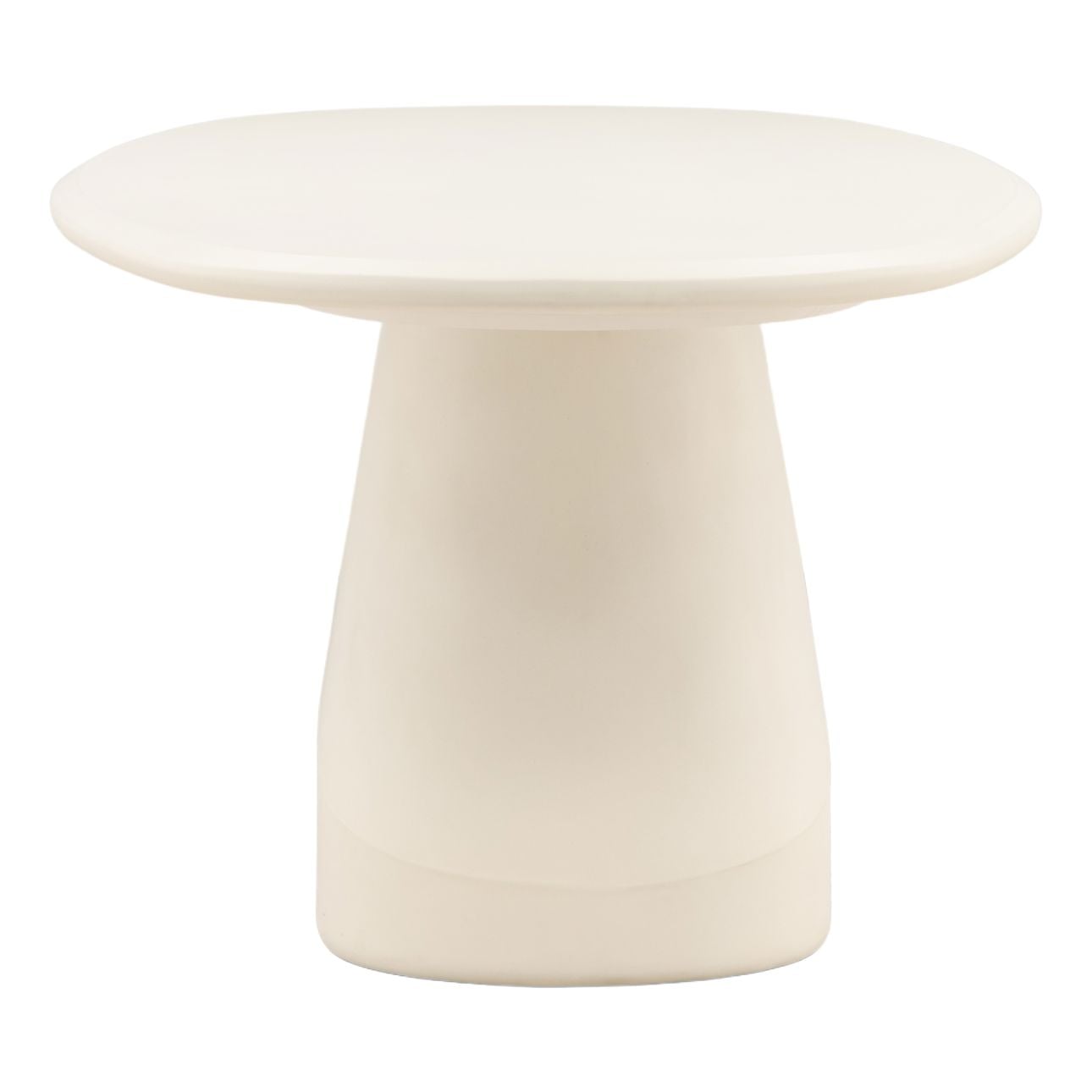 Ivory Lightweight Concrete Table 83 in Wide