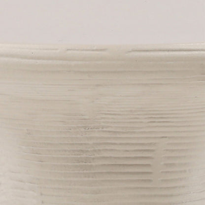 Ivory Lightweight Concrete Table 14 in Wide