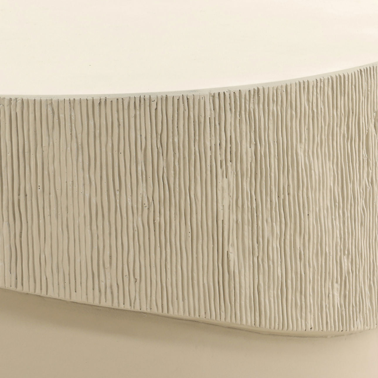 Cream Concrete Table 36 in Wide