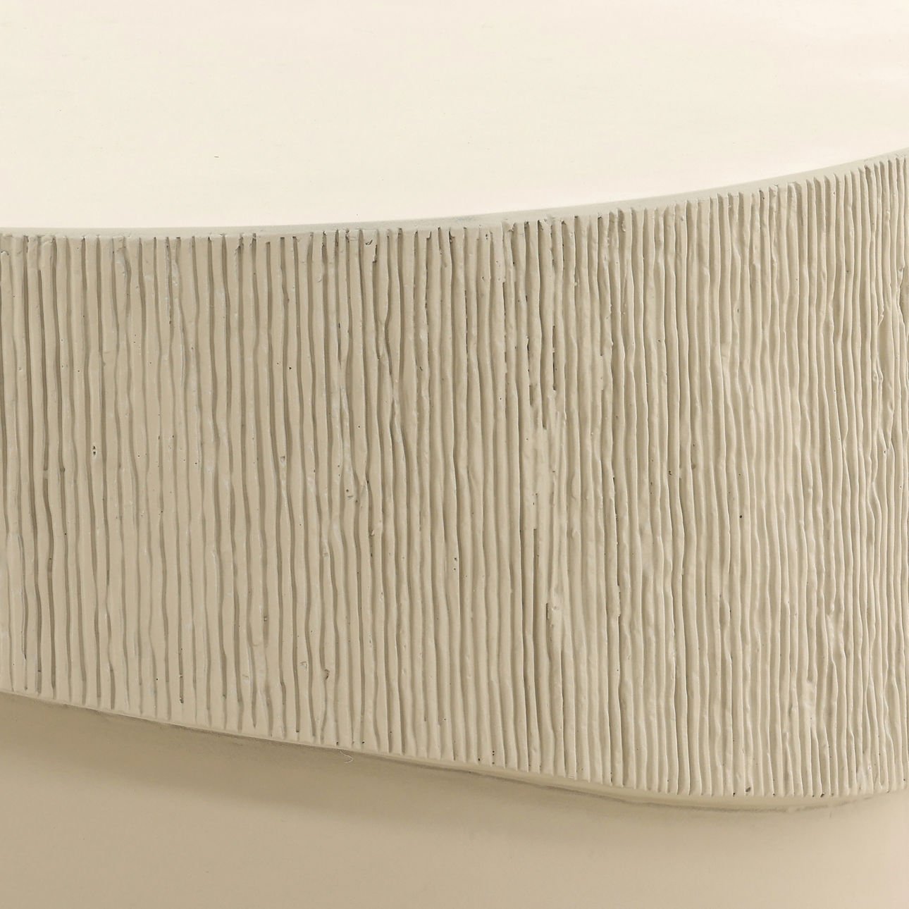 Cream Concrete Table 36 in Wide