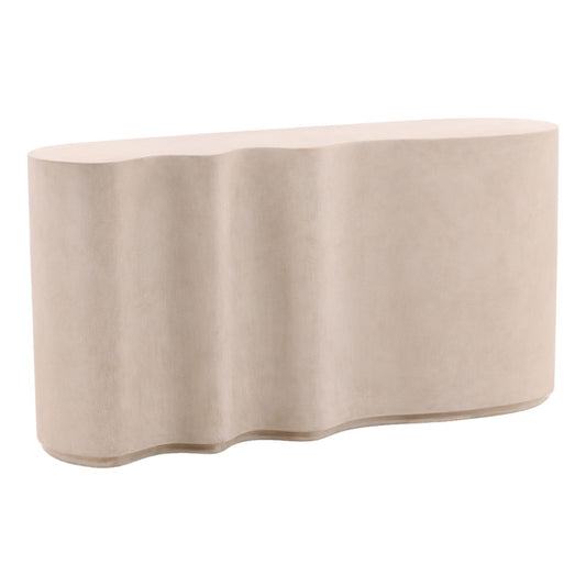 Light Grey Concrete Table 59 in Wide