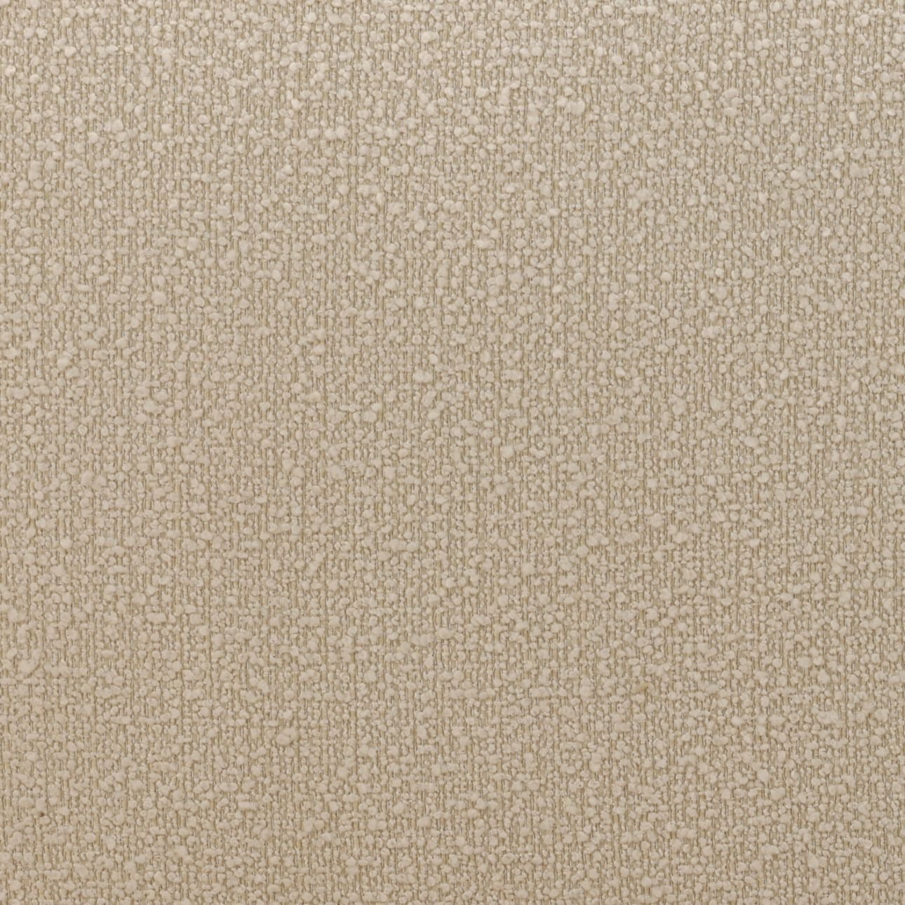 Olana Cream and Brown Boucle Fabric and Oak Wood Sofa 103.5 in Wide