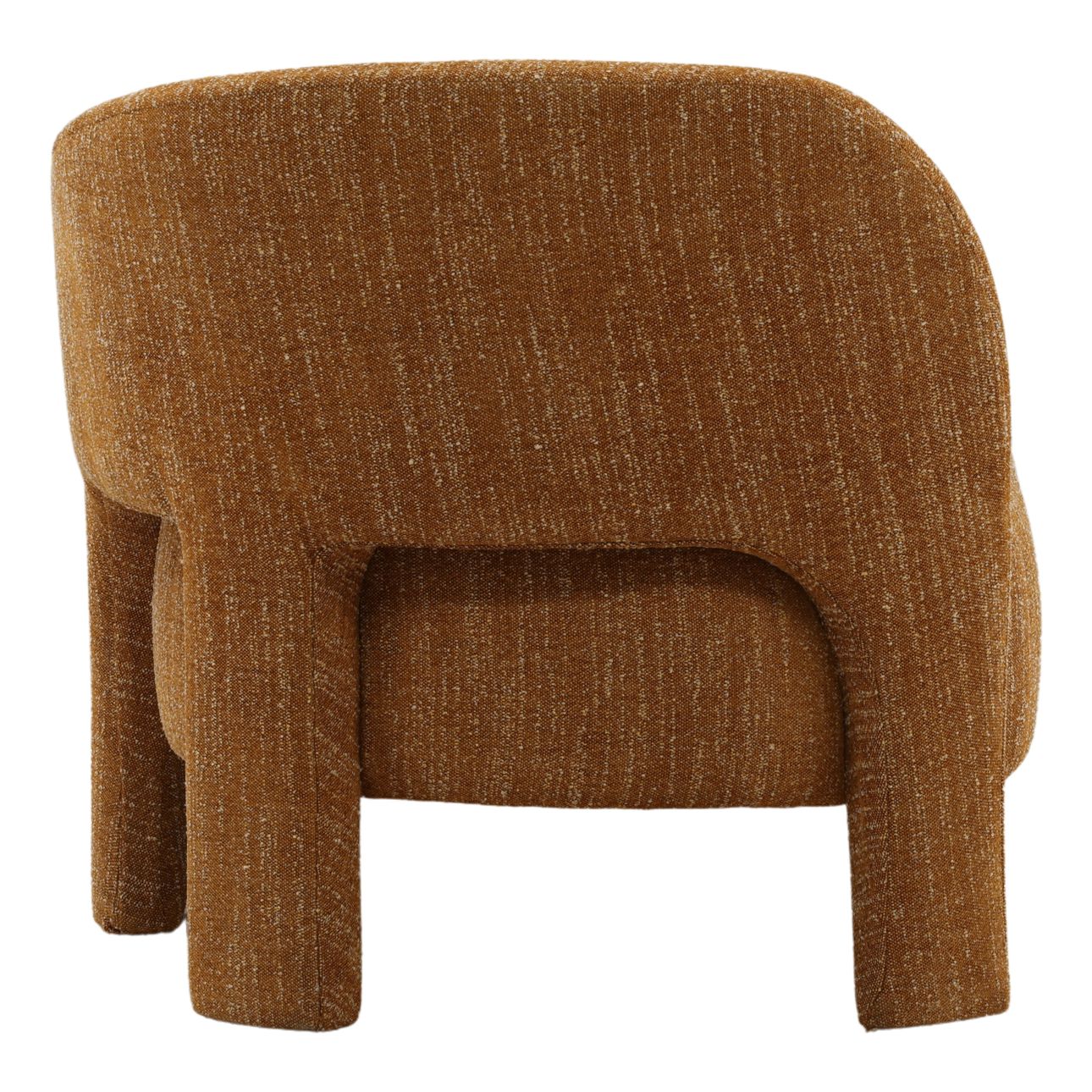 Mustard Boucle Fabric Chaise 66 in Wide